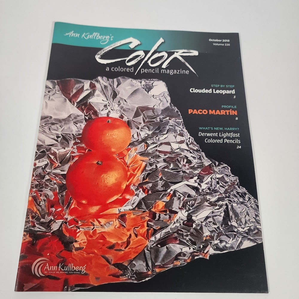 Color Magazine October 2018 By Ann Kullberg Colored Pencil Art